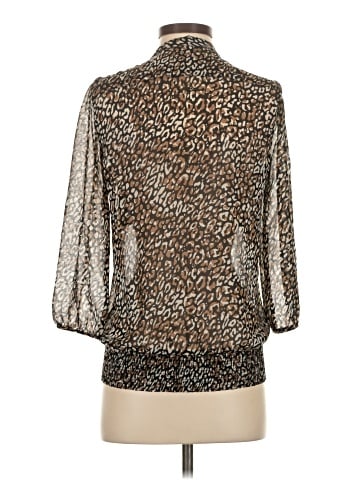 Zara Basic 3/4 Sleeve Blouse (view 2)