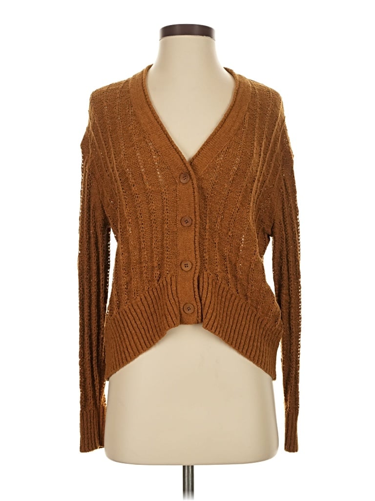 Jcrew Cardigan Sweater In Brown
