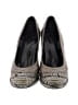 Isabella Fiore 100% Leather Animal Print Gray Brown Heels Size 8 1/2 (narrow) - photo 2