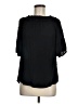 Eighty Eight 100% Rayon Black Short Sleeve Blouse Size M - photo 1
