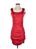 Assorted Brands Solid Red Cocktail Dress Size M - photo 1