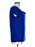 Liz McCoy Blue Short Sleeve Blouse Size L - photo 4