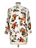 PREMISE Floral White 3/4 Sleeve Blouse Size L - photo 2