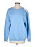 Assorted Brands 100% Polyester Stars Blue Sweatshirt Size L - photo 1