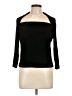 Totonko 100% Polyester Black 3/4 Sleeve Top Size L - photo 1