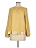 VERTIGO Gold Long Sleeve Blouse Size M - photo 1