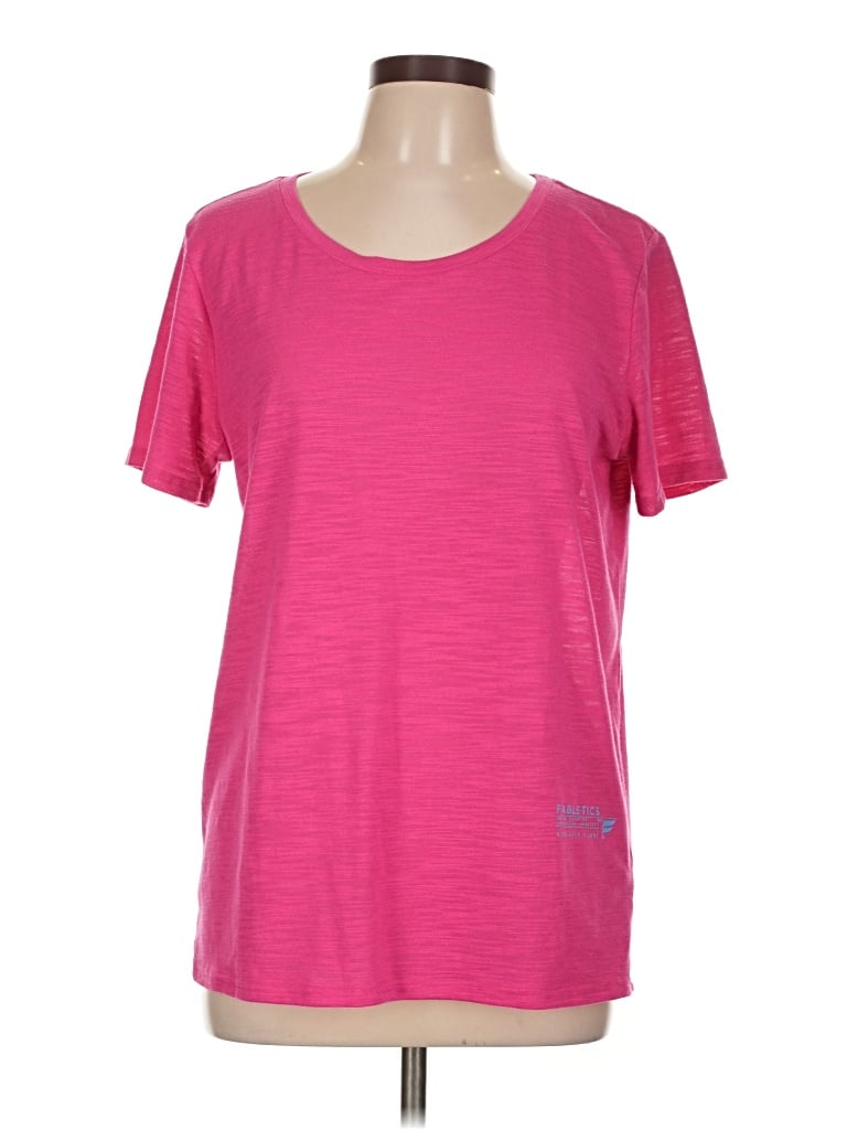 Pre-owned Fabletics Active T-shirt In Pink