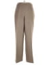 Suit Studio 100% Polyester Chevron-herringbone Brown Dress Pants Size 16 - photo 1