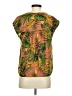 Maison d' Amelie 100% Polyester Tropical Green Sleeveless Blouse Size XXS - photo 2