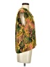 Maison d' Amelie 100% Polyester Tropical Green Sleeveless Blouse Size XXS - photo 4