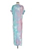 Gilli Tie-dye Teal Blue Casual Dress Size S - photo 2