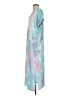 Gilli Tie-dye Teal Blue Casual Dress Size S - photo 5