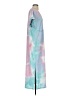 Gilli Tie-dye Teal Blue Casual Dress Size S - photo 4