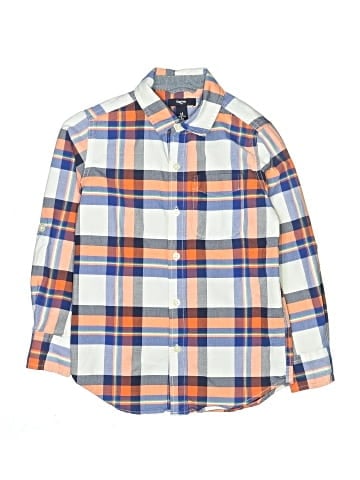 Gap Kids Outlet Long Sleeve Button-Down Shirt (view 1)