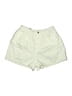 Topshop Solid Ivory Khaki Shorts Size 10 - photo 1