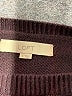 Ann Taylor LOFT Solid Maroon Black Pullover Sweater Size S - photo 7