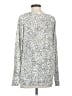 Michael Stars Animal Print Leopard Print Gray Silver Pullover Sweater Size Sm (0) - photo 2