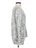 Michael Stars Animal Print Leopard Print Gray Silver Pullover Sweater Size Sm (0) - photo 4