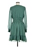 Max Studio 100% Polyester Polka Dots Green Casual Dress Size M (estimated) - photo 2