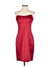 Moda International 100% Polyester Solid Red Cocktail Dress Size 6 - photo 1
