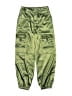 Habitual 100% Polyester Green Cargo Pants Size 10 - photo 1