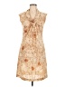 Jonathan Martin Paisley Tan Casual Dress Size 6 - photo 1