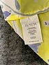 CAbi 100% Polyester Tropical Yellow Short Sleeve Blouse Size M - photo 8