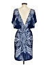Venus Paisley Blue Cocktail Dress Size S - photo 2