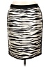 Ann Taylor 100% Polyester Animal Print Ivory Formal Skirt Size 12 - photo 1