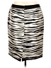 Ann Taylor 100% Polyester Animal Print Ivory Formal Skirt Size 12 - photo 2