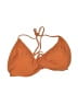 Unbranded Solid Orange Swimsuit Top Size L - photo 1