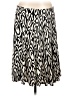 Lily Animal Print Ivory Casual Skirt Size L - photo 1