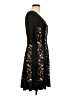 Connected Apparel Animal Print Black Casual Dress Size 12 - photo 4