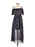 Unbranded Floral Blue Casual Dress Size 00 (estimated) - photo 1