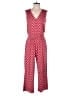 Leota Hearts Red Jumpsuit Size S - photo 1