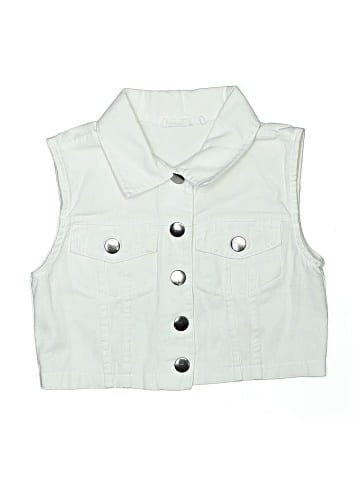 Beautees Denim Vest (view 1)
