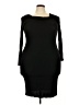 Acemi Solid Black Cocktail Dress Size 2X - photo 1