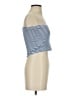 Shein Blue Tube Top Size S - photo 4