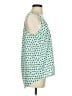Pleione 100% Polyester Green Sleeveless Blouse Size S - photo 4