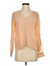 Keepsake 100% Silk Tan Long Sleeve Silk Top Size S - photo 1