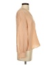 Keepsake 100% Silk Tan Long Sleeve Silk Top Size S - photo 4