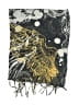 Piper & Blue 100% Polyester Gray Black Scarf One size - photo 2
