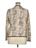 Lands' End 100% Cotton Animal Print Tan Cardigan Size XL - photo 2