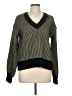 Nine West Chevron-herringbone Green Pullover Sweater Size M - photo 1