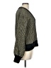 Nine West Chevron-herringbone Green Pullover Sweater Size M - photo 4