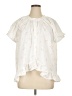 Unbranded 100% Polyester White Short Sleeve Blouse Size XL - photo 1