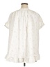 Unbranded 100% Polyester White Short Sleeve Blouse Size XL - photo 2