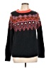 Ann Taylor LOFT Outlet Argyle Black Pullover Sweater Size L - photo 1