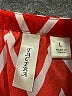 Tacera 100% Polyester Red Sleeveless Blouse Size L - photo 7