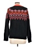 Ann Taylor LOFT Outlet Argyle Black Pullover Sweater Size L - photo 2